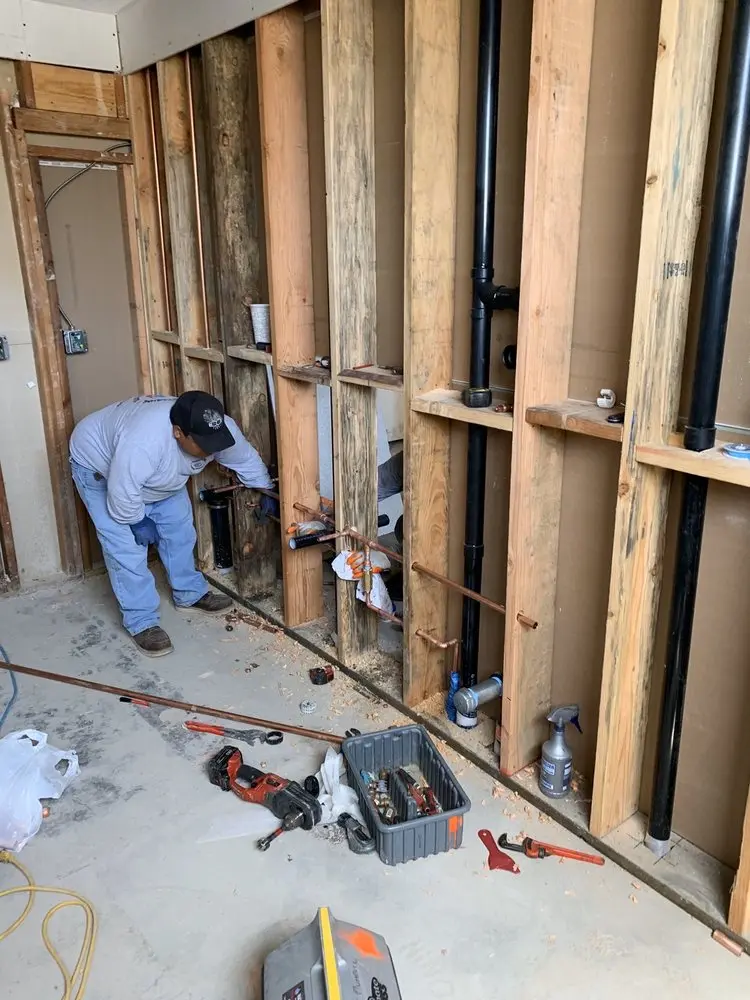 Commercial rough-in plumbing for Commercial Plumbing in North Atlanta